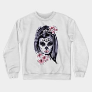 horror carnival mask for women Crewneck Sweatshirt